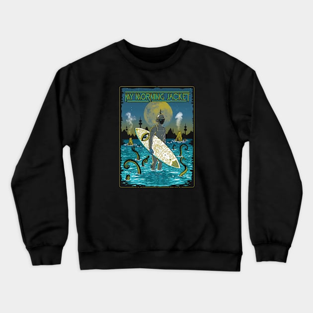 My Morning Jacket Crewneck Sweatshirt by Pendulumhari